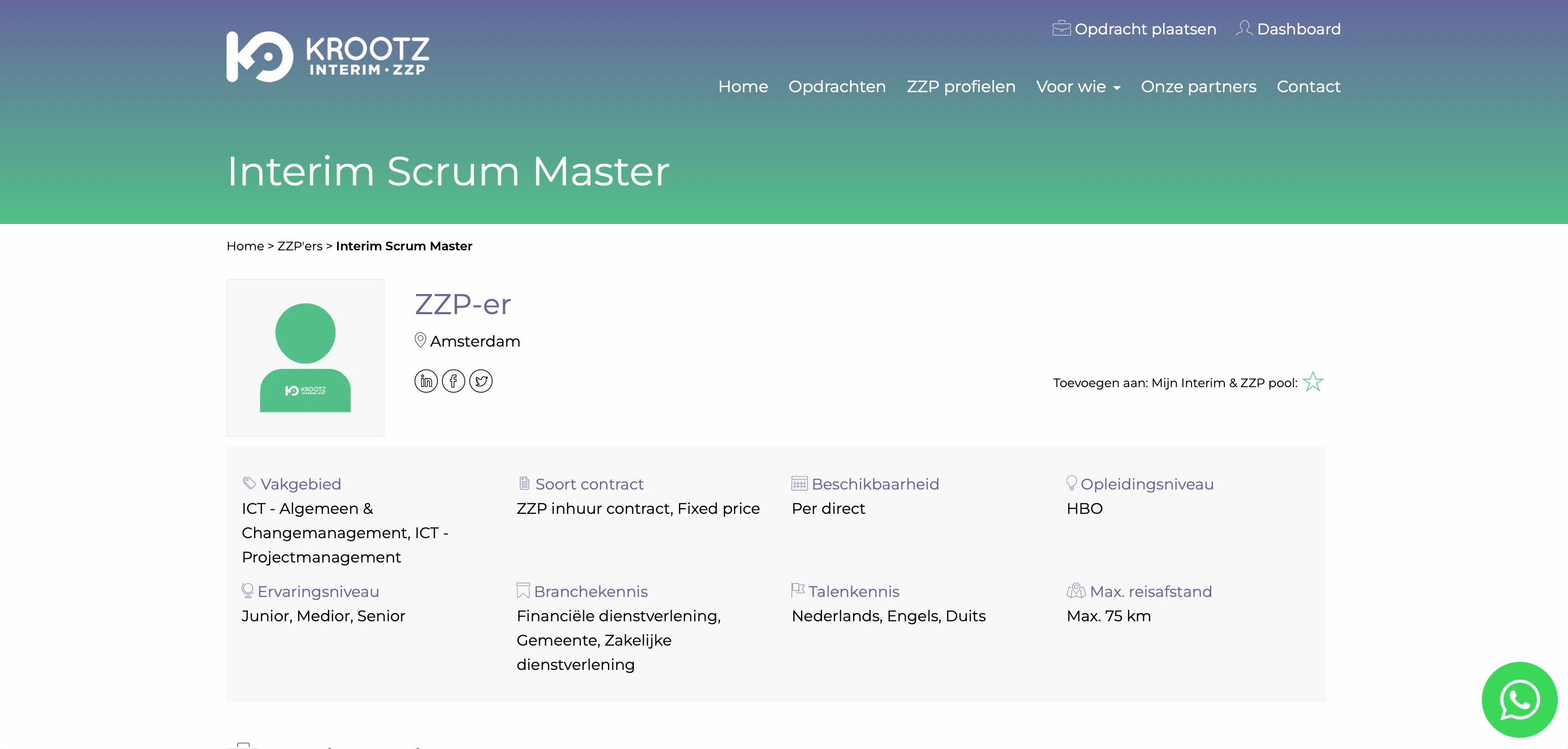 Opdrachtgevers 2 krootz profiel